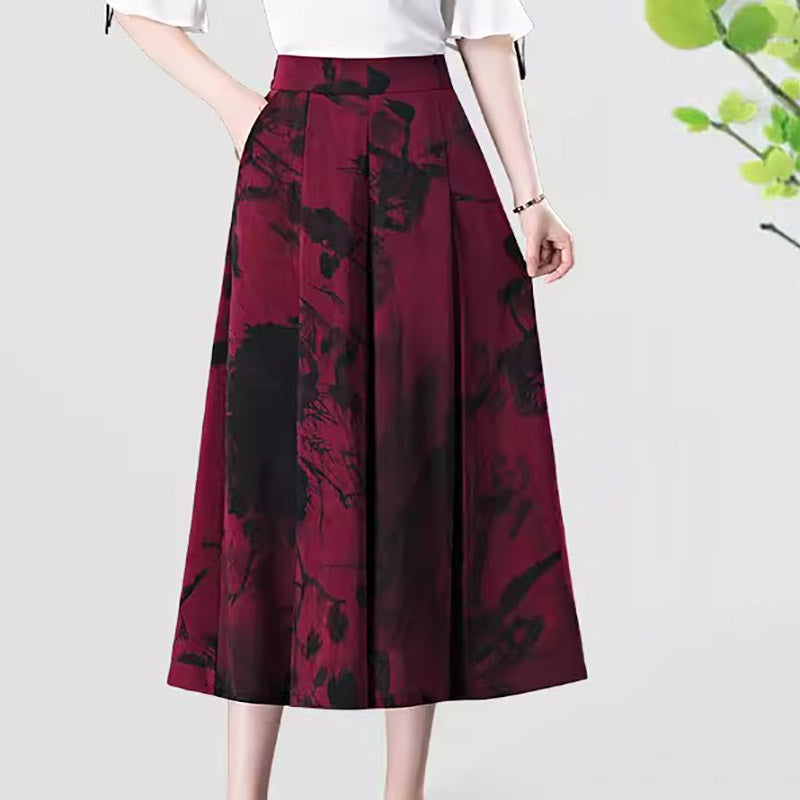 Women’s  Elegant Chiffon Wide Leg Culottes（50% OFF）-8