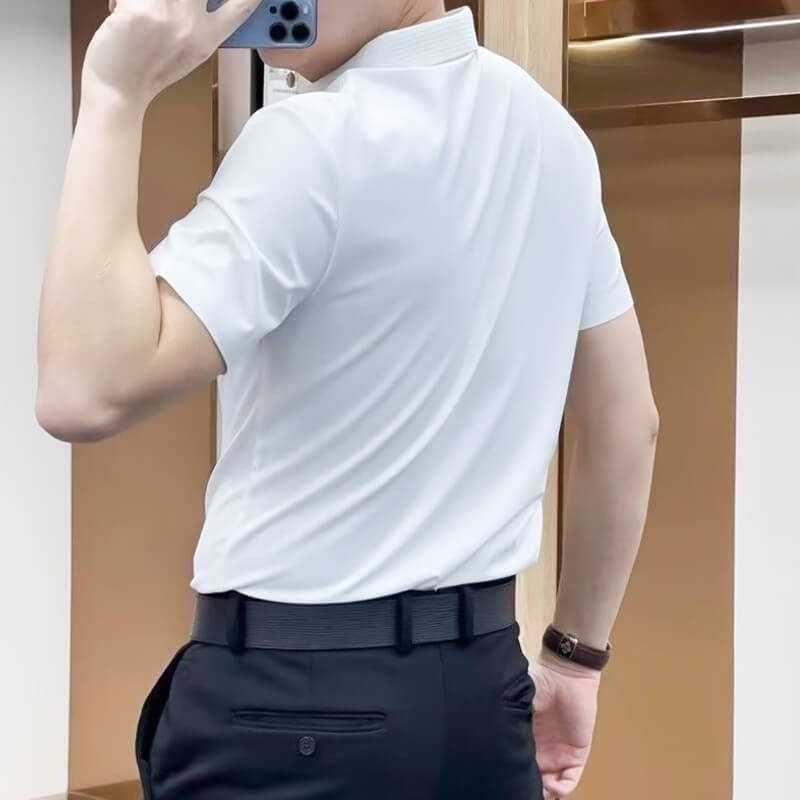 🎁Hot Sale 60% OFF⏳Men's Summer Business Casual Patchwork Shirt-5