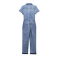 Skinny Bootcut Denim Jumpsuit-5