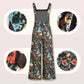Casual Floral Loose Wide Leg Jumpsuits-6