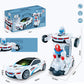 🎁Best Gift For Kid🥳Electric Universal Deformation Police Toy Car-15