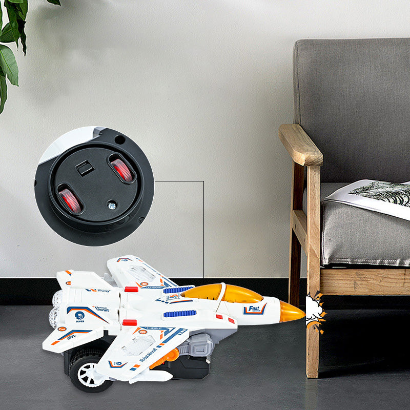 🎁Best Gift For Kid🥳Electric Universal Deformation Police Toy Car-10