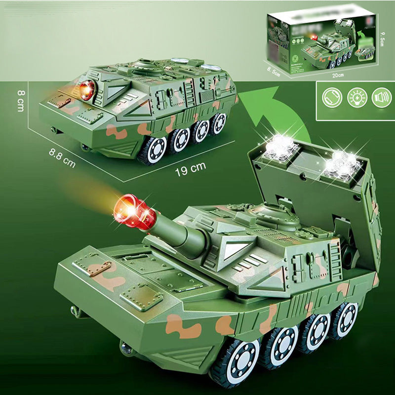 🎁Best Gift For Kid🥳Electric Universal Deformation Police Toy Car-18