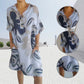 Women’s Casual Elegant Printed Dress-4