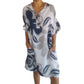 Women’s Casual Elegant Printed Dress-9