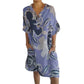 Women’s Casual Elegant Printed Dress-8