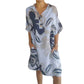Women’s Casual Elegant Printed Dress-12