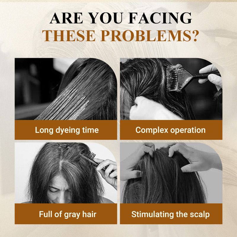 🔥 Last Day 49% OFF🔥 — Instant Result Hair Dye Shampoo-1