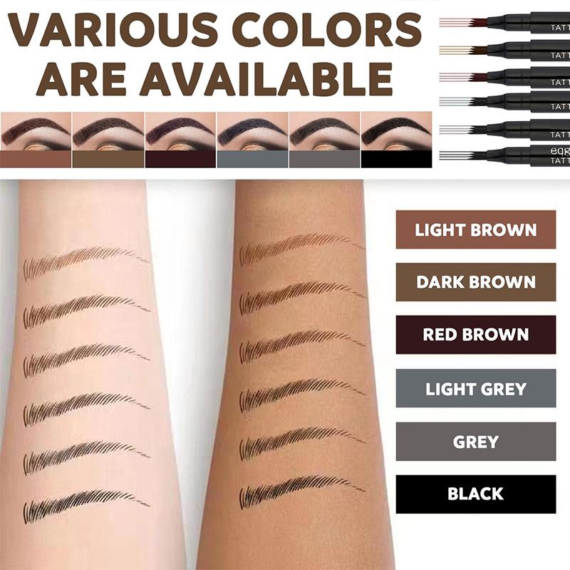Waterproof Eyebrow Microblading Pen with 4-fork Tip-5