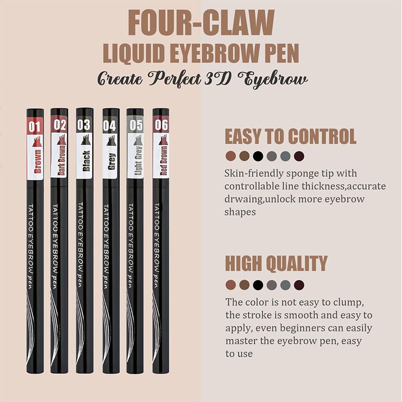 Waterproof Eyebrow Microblading Pen with 4-fork Tip-7
