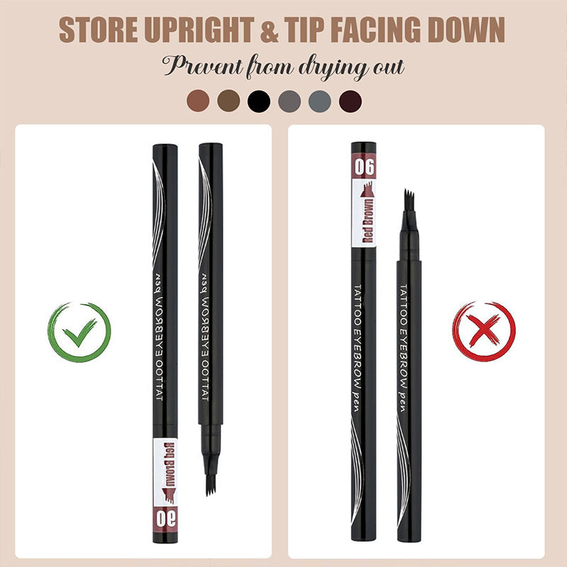 Waterproof Eyebrow Microblading Pen with 4-fork Tip-8