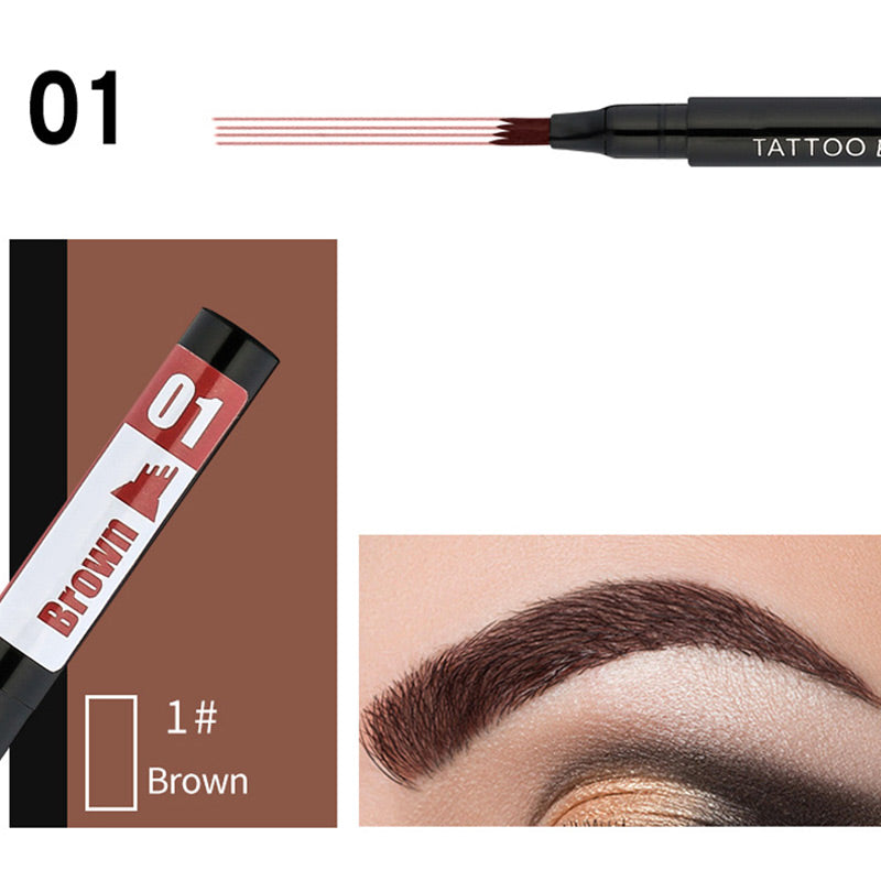 Waterproof Eyebrow Microblading Pen with 4-fork Tip-10
