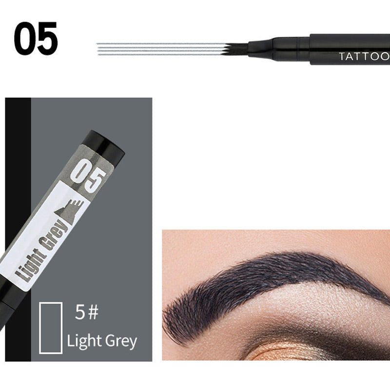 Waterproof Eyebrow Microblading Pen with 4-fork Tip-12