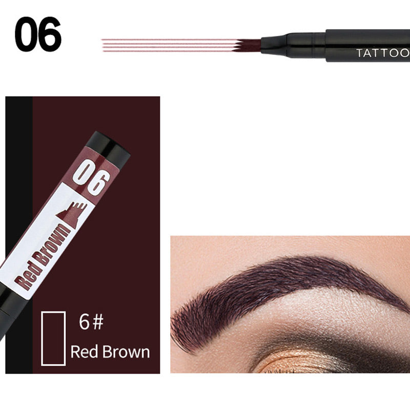Waterproof Eyebrow Microblading Pen with 4-fork Tip-11