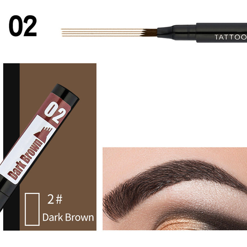 Waterproof Eyebrow Microblading Pen with 4-fork Tip-15