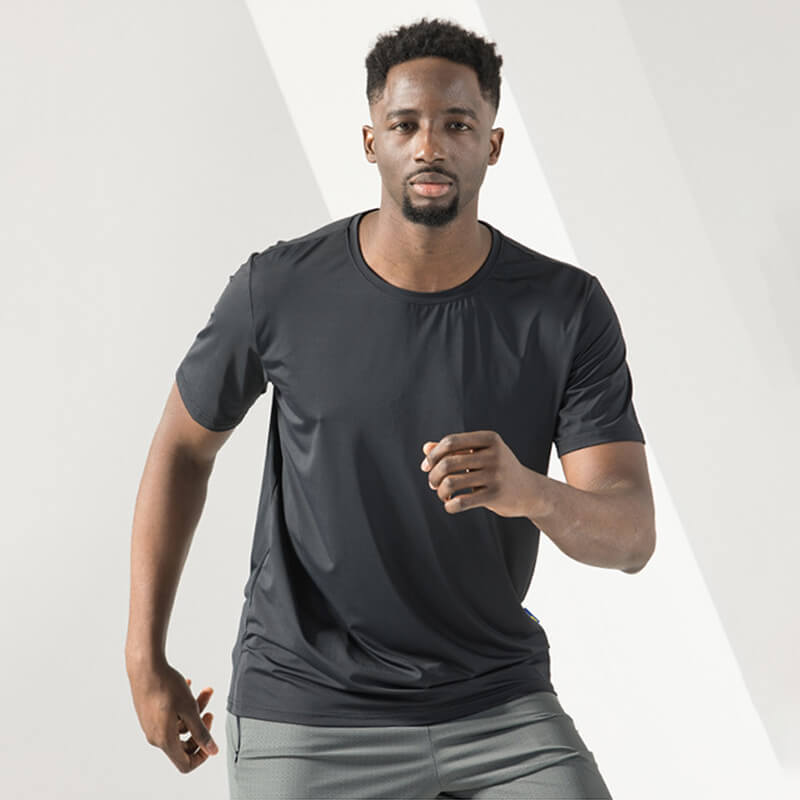 High elasticity casual quick drying sports T-shirt-5