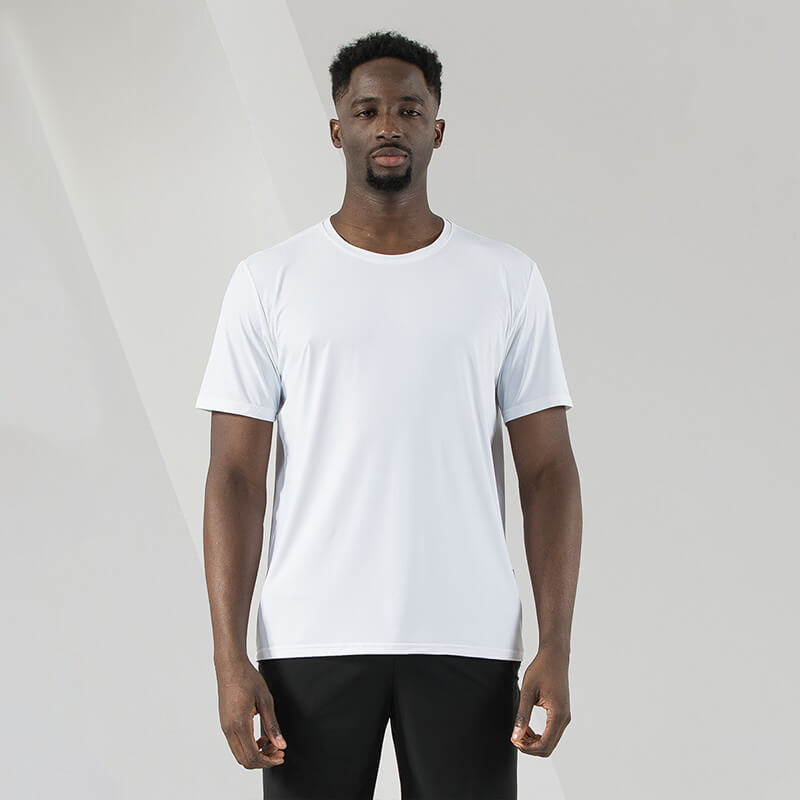 High elasticity casual quick drying sports T-shirt-4