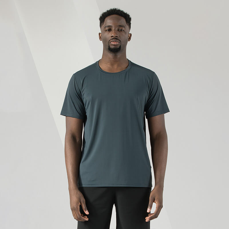 High elasticity casual quick drying sports T-shirt-9