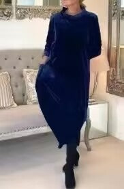 💃HOT SALE 49% Off🔥New slimming long dress with round neck.-10