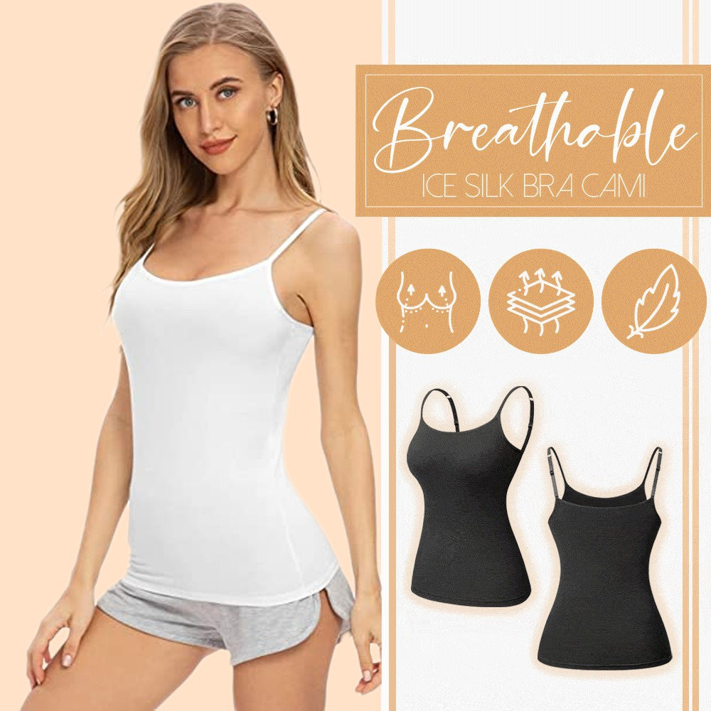 🎁 LAST DAY SALE 50% OFF 🔥Women’s Camisole With Built In Padded Bra-2
