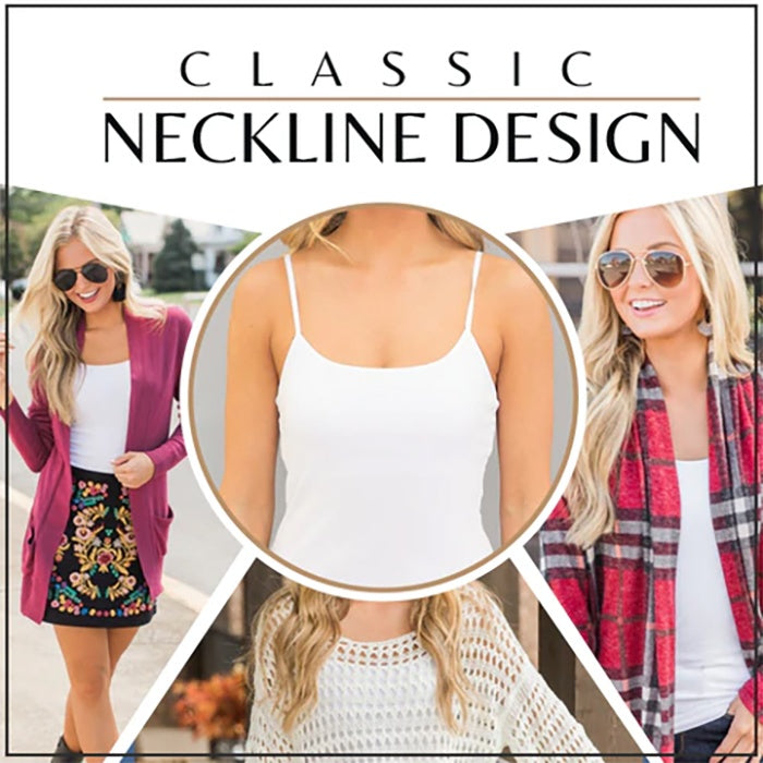 🎁 LAST DAY SALE 50% OFF 🔥Women’s Camisole With Built In Padded Bra-5