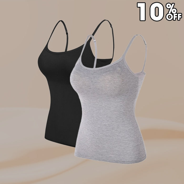 🎁 LAST DAY SALE 50% OFF 🔥Women’s Camisole With Built In Padded Bra-13