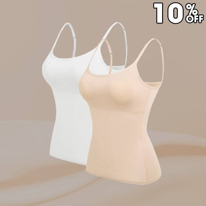 🎁 LAST DAY SALE 50% OFF 🔥Women’s Camisole With Built In Padded Bra-14