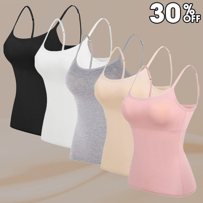 🎁 LAST DAY SALE 50% OFF 🔥Women’s Camisole With Built In Padded Bra-20