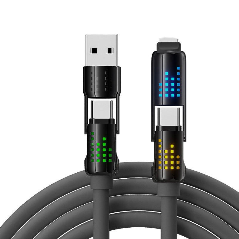 4-in-1 Fast Charging Data Cable with Breathing Light-9