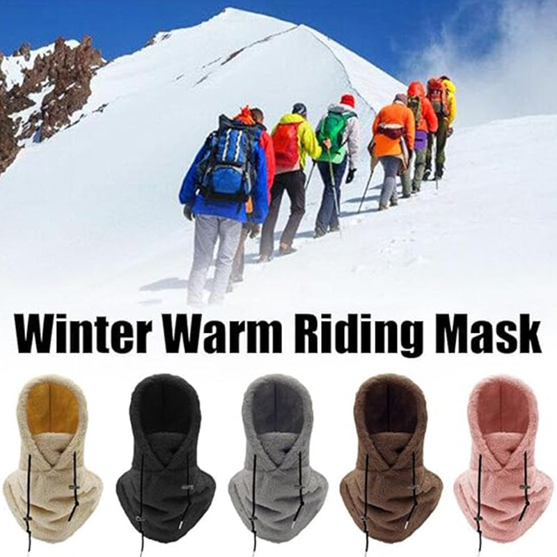 🔥Early Winter Discount-49% OFF⏰Unisex Sherpa Hood Ski Mask☃️☃️-4