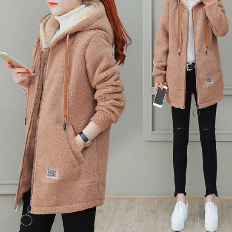 🎁LAST DAY 49% OFF🔥Women's Winter Warm Thick Faux Lamb Wool Coat-6