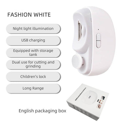 🔥Letzter Tag: 50 % Rabatt🔥👧 3 in 1 Elektrische Nagelknipser und Polierer ✨ Sicher und praktisch für alle!