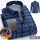 🎁Limited Sell 49% Off🔥Autumn-winter Men's Casual Fleece Thickened Warm Shirt-1