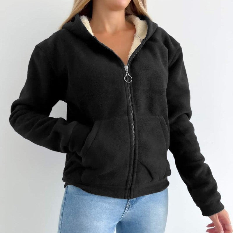 🎁Winter Hot Sale 49% OFF🔥Women's Lined Zip-Up Hoodies💥BUY 2 FREE SHIPPING-8