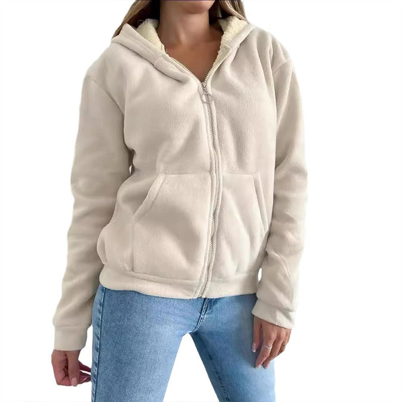 🎁Winter Hot Sale 49% OFF🔥Women's Lined Zip-Up Hoodies💥BUY 2 FREE SHIPPING-10
