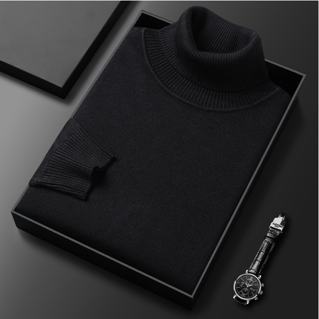 🎁Last Day Sale 49% Off🔥Men's Solid Color Premium Cashmere Sweater💥Buy 2 Free Shipping-1