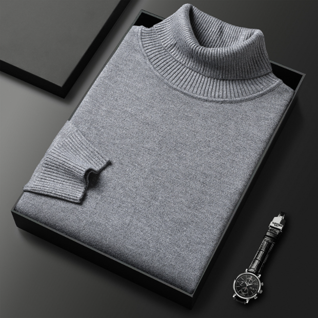 🎁Last Day Sale 49% Off🔥Men's Solid Color Premium Cashmere Sweater💥Buy 2 Free Shipping-3