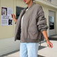 🎁Last Day Sale 49% Off🔥Solid Color Loose Thick Warm Bomber Jacket-4