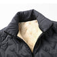 🎁Last Day Sale 49% Off🔥Men's Quilted Winter Jacket with Faux Fleece Lining-6