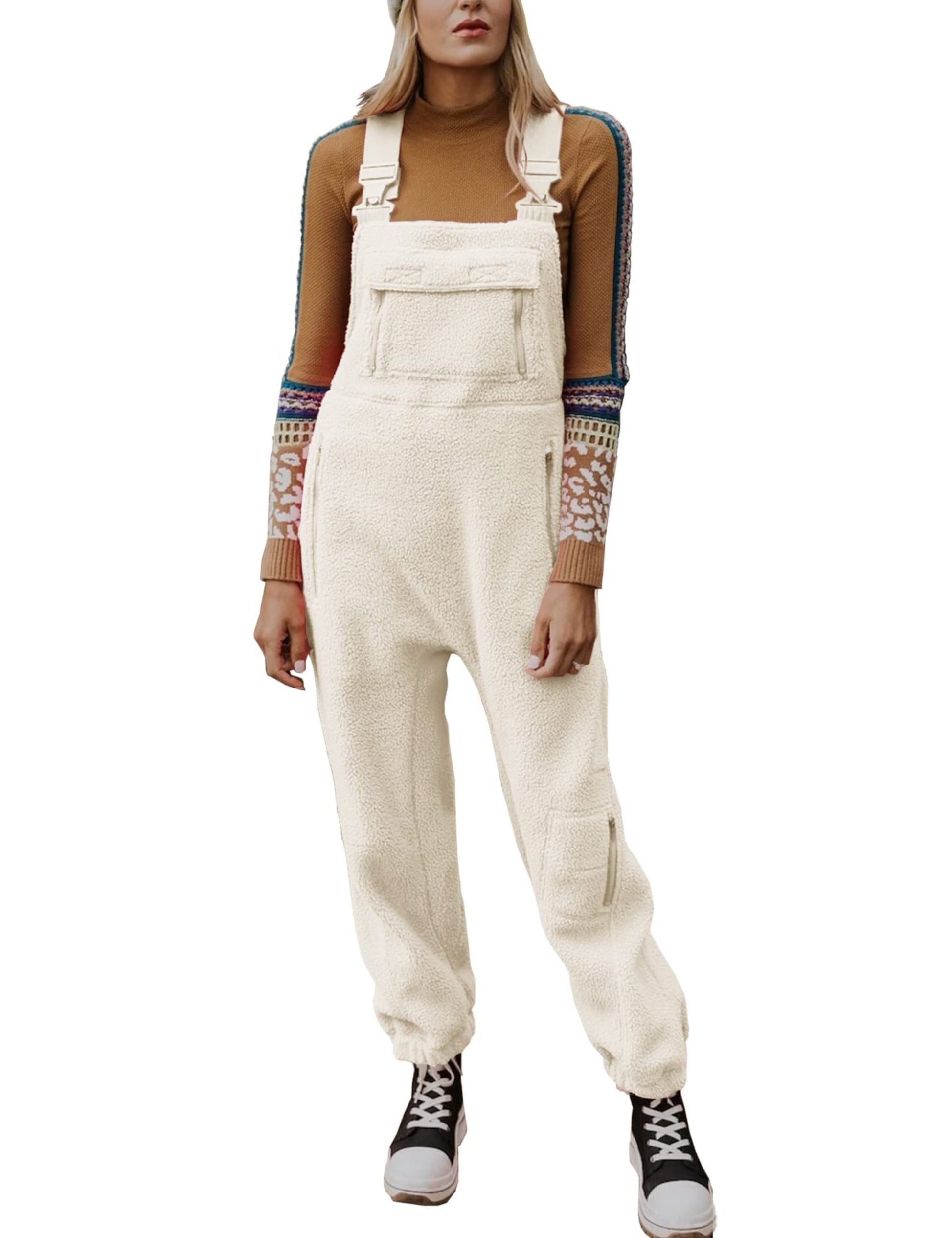 🔥Hot Sell 49% Off🔥2024 New Women's Warm Overalls Loose Casual Jumpsuits💥Buy 2 Free Shipping-2
