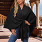 🎁Hot Sell 49% Off🔥Elegant Shawl Wraps Soft Open Front Poncho Sweater-7