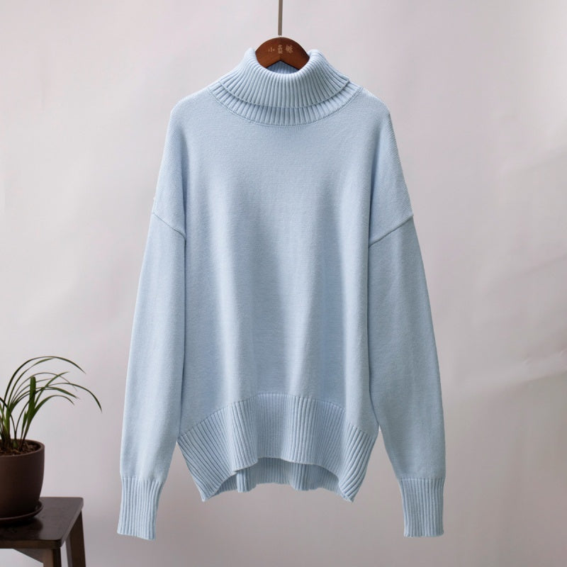 🎁Early Winter Sale 49% Off🔥Women's Casual Solid Color Turtleneck Sweater-9