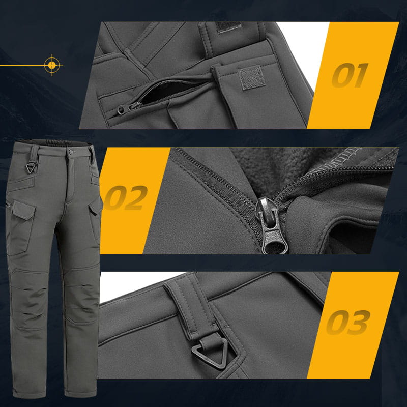 🔥BLACK FRIDAY SALE 49% OFF!🔥Men's Outdoor Hiking Waterproof Warm Pants-5