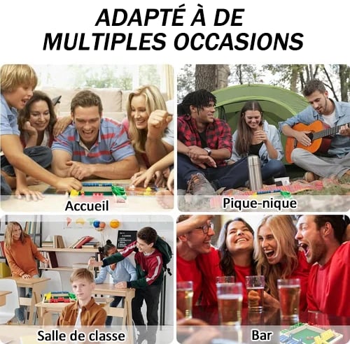 🔥Last Day Promotion 49% OFF -FUN FAMILY GAMES - Shut The Box Board Game 🎲2-4