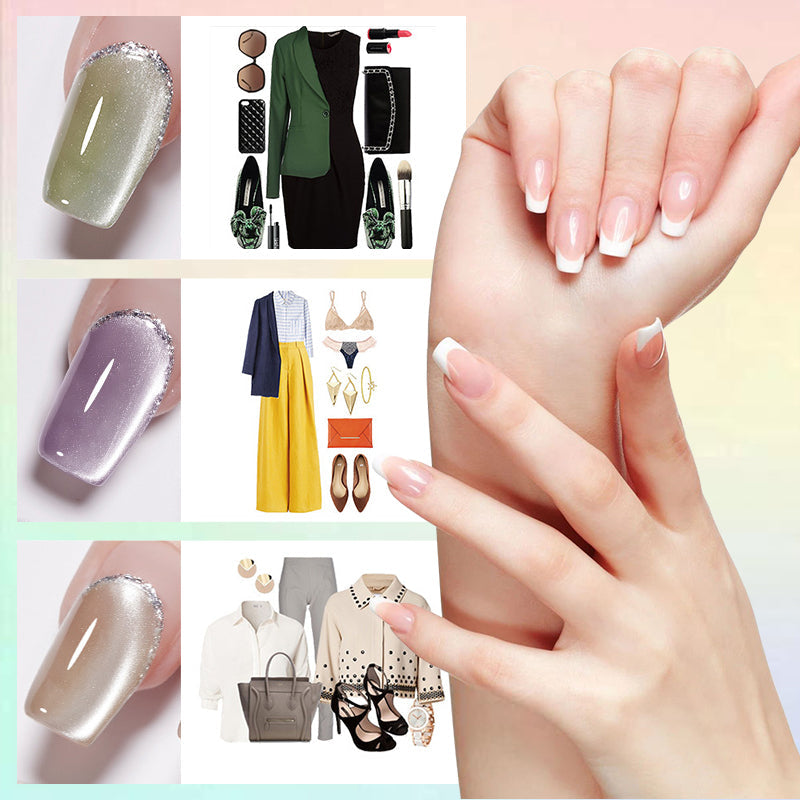 Cat Eye Shimmering Art Gel Nail Polish-4