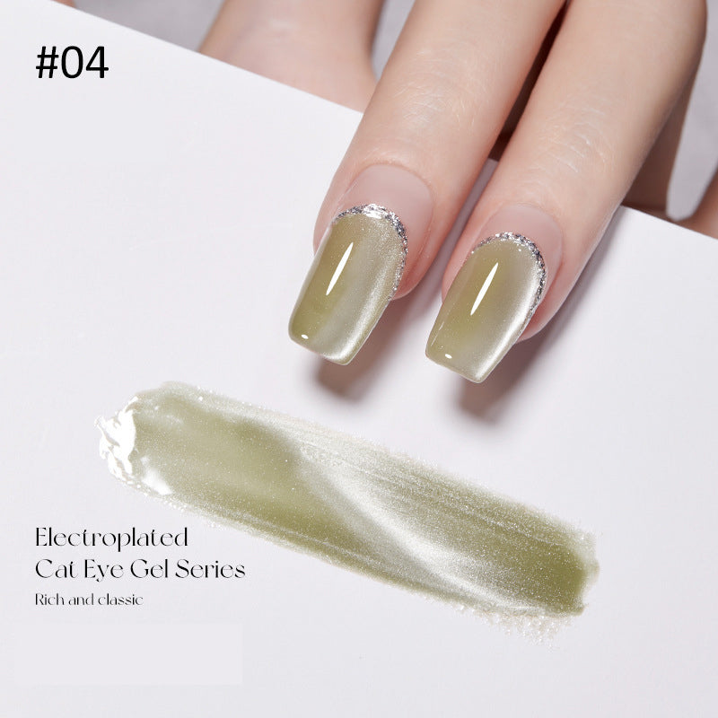 Cat Eye Shimmering Art Gel Nail Polish-11