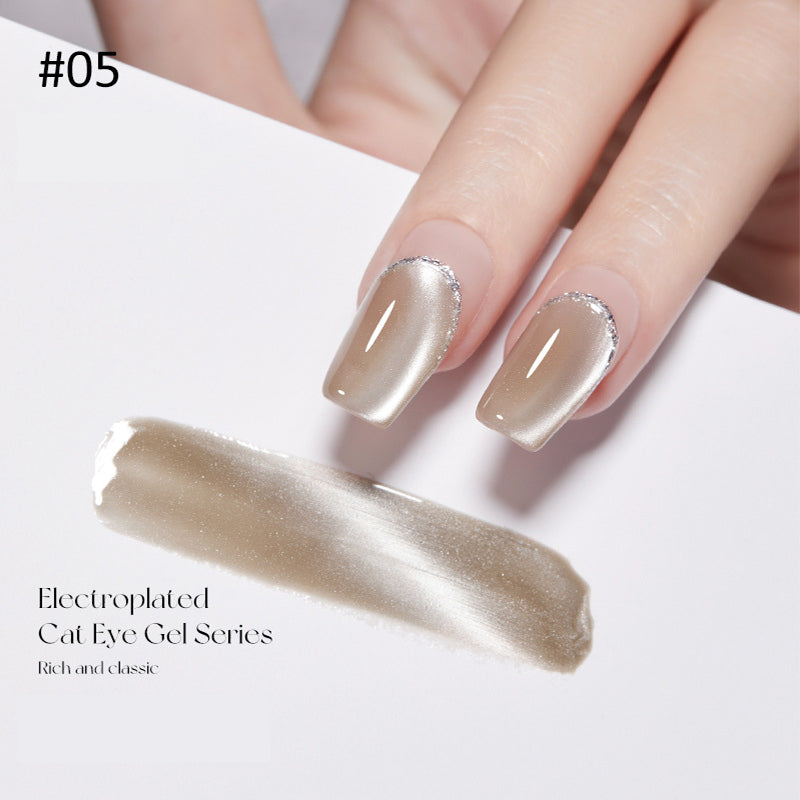 Cat Eye Shimmering Art Gel Nail Polish-12