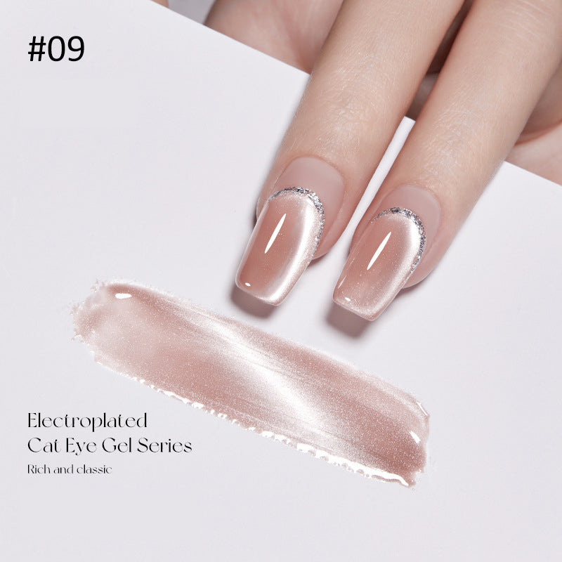 Cat Eye Shimmering Art Gel Nail Polish-16