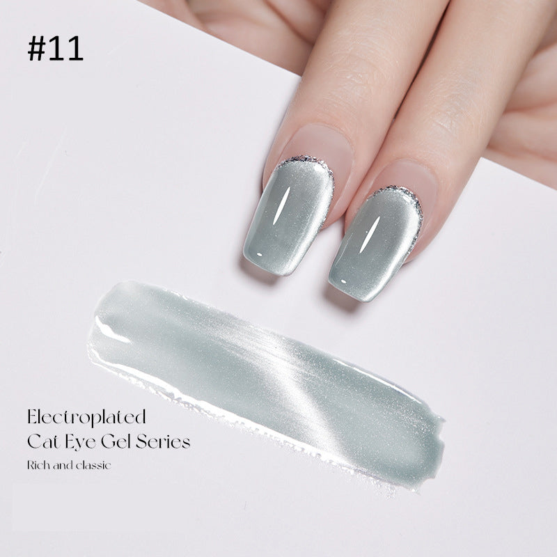 Cat Eye Shimmering Art Gel Nail Polish-18