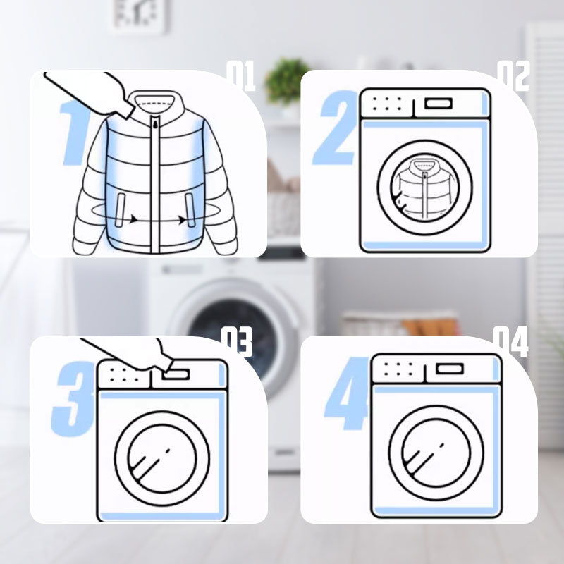 🔥🖤Black Friday Sale:49% OFF🔥Down Jacket Fluffing Detergent-7